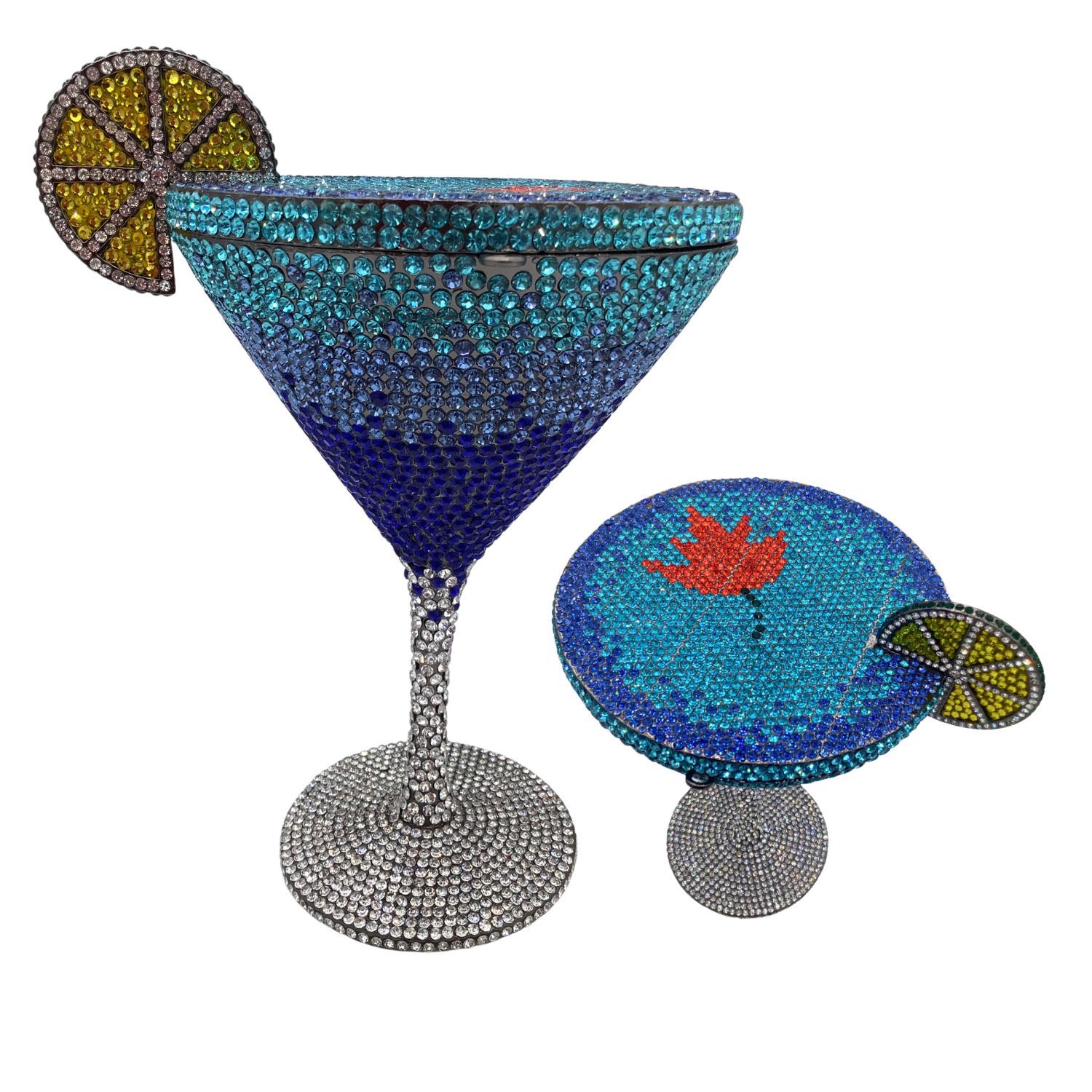 Clutch Bag Evening - Jewels Martini purse Diamond Evening Purses