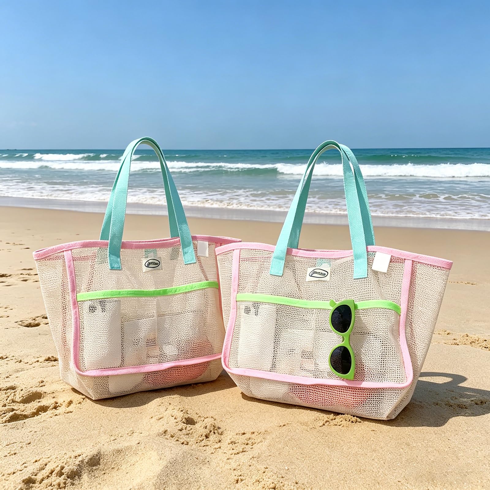 Women Bags Daily Use - Beach Bags for Women Colorful Foldable