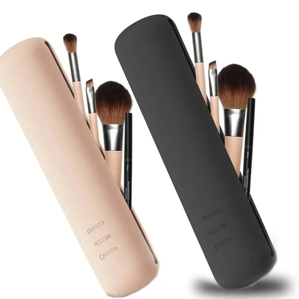 Women Bags Rack - Travel Makeup Brush Holder Silicone Cosmetic