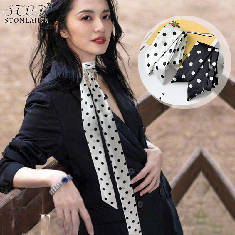 Polka Dot Small Satin Silk Len - Women Bags Polene ulasan dan harga