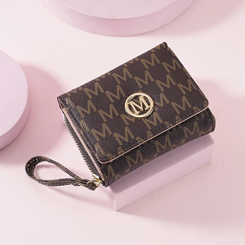 Threefold Zipper Wallet with L - Women Bags Daily Use ulasan dan harga