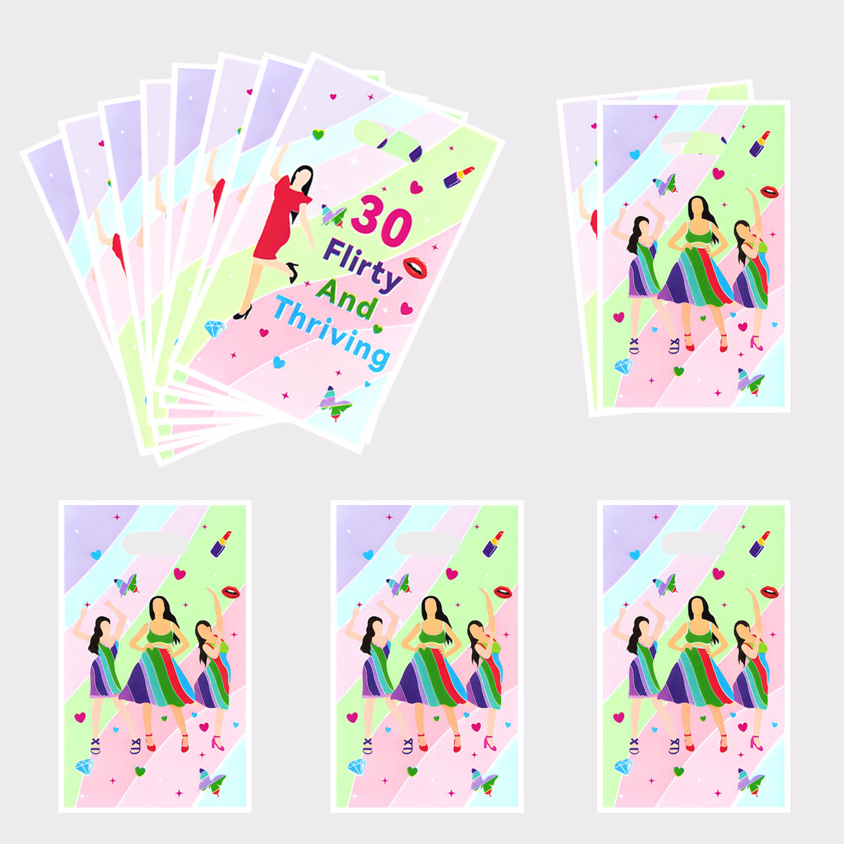 20Pcs/40Pcs Party Gift Bags, 3 - Women Bags For Eid ulasan dan harga