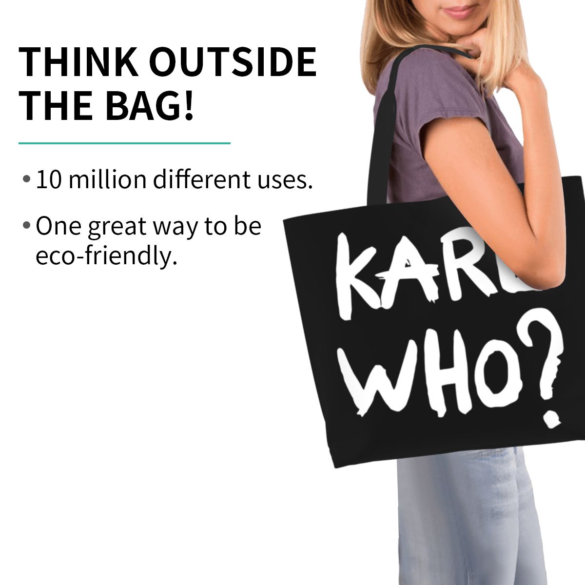 Custom Kawaii Karl Who Slogan  - Women'S Karl Bags ulasan dan harga