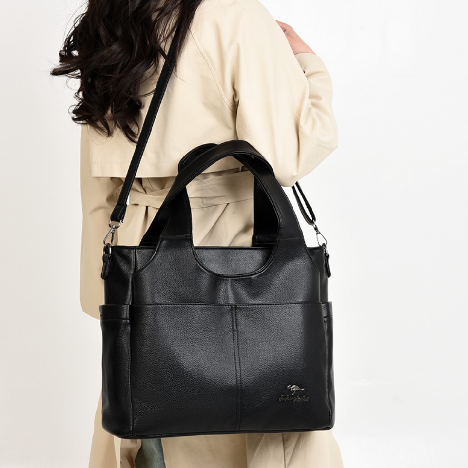 Soft Leather Tote Bag 3 Main C - Women Bags Polene ulasan dan harga
