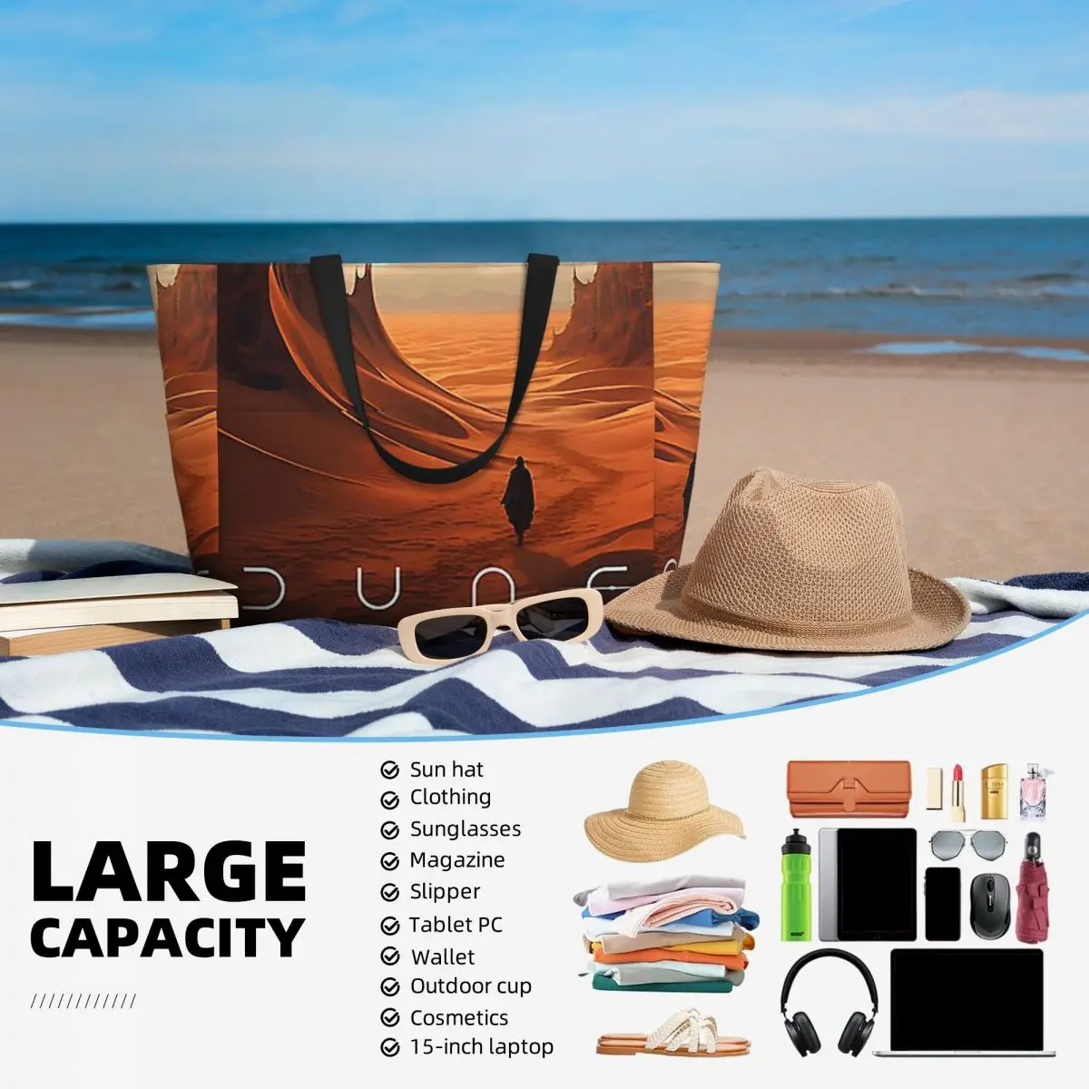 Dune 2020 Fan Art Beach Tote B - Women Bags Dune ulasan dan harga