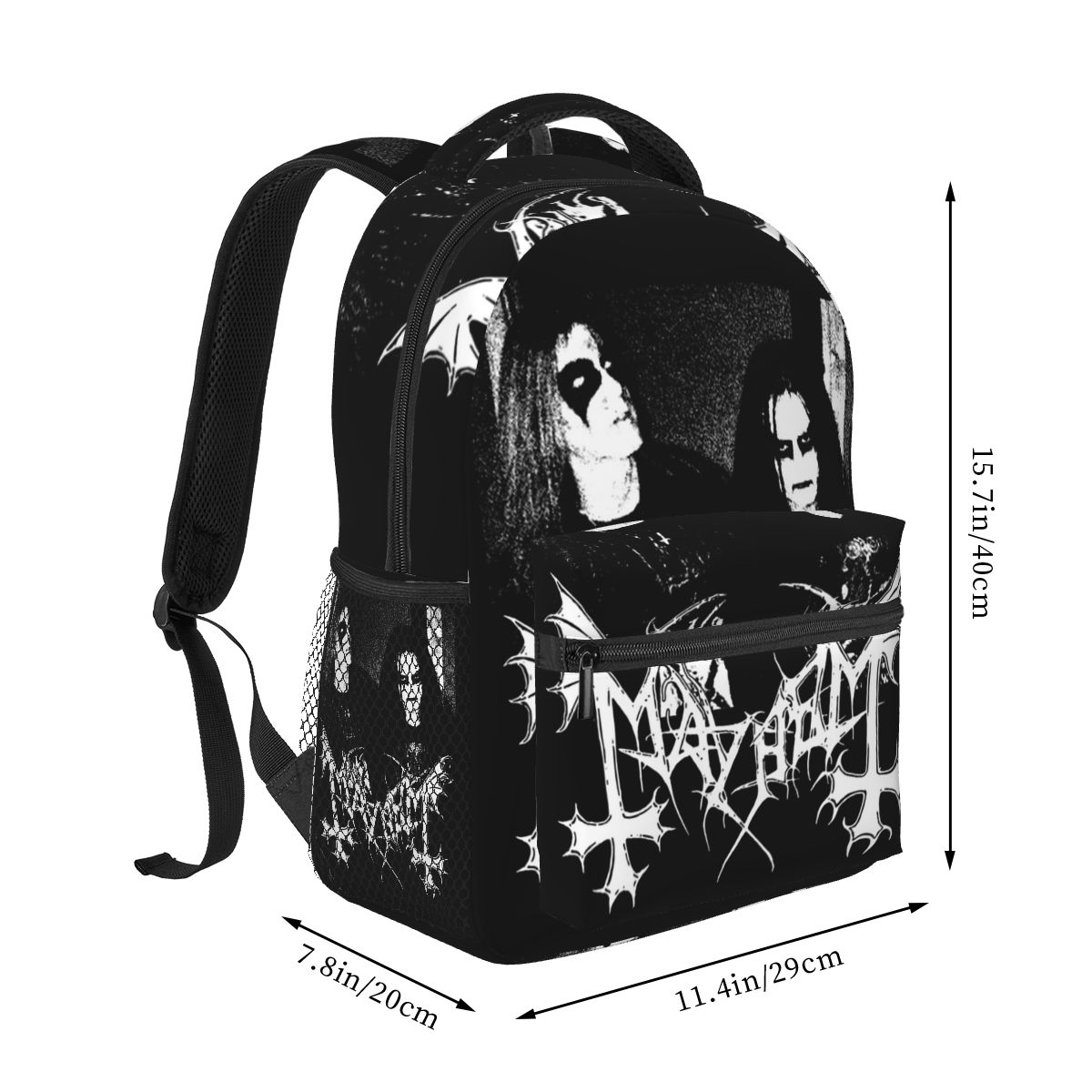 Mayhem Band Backpack Hot Sale  - Women Bags Discount ulasan dan harga