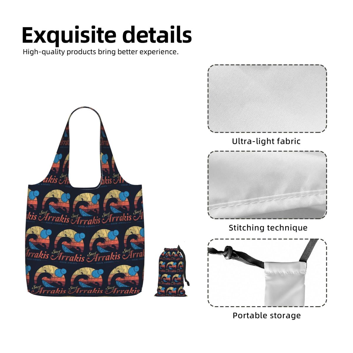 Visit Arrakis Distressed Surf  - Women Bags Dune ulasan dan harga