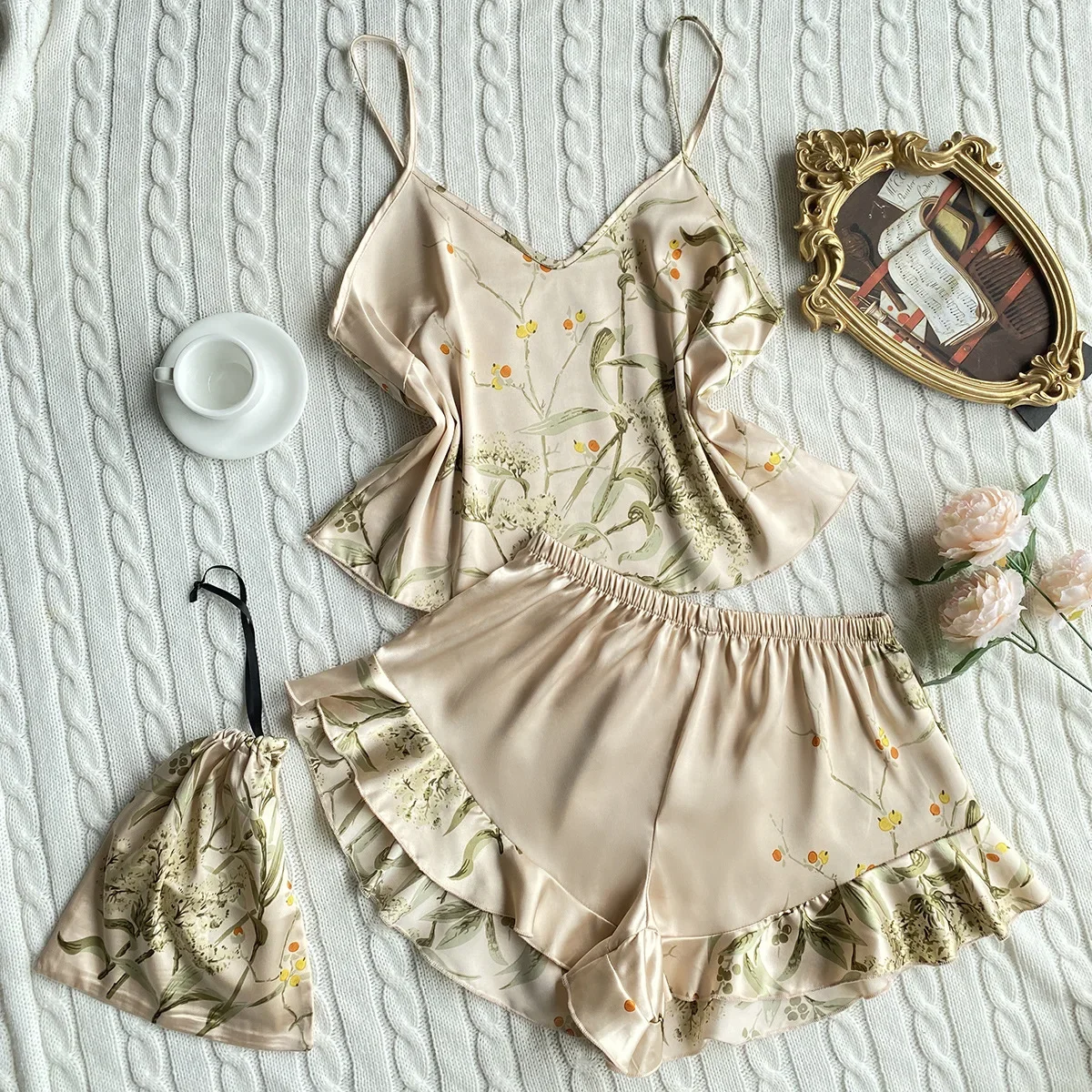 3 Pcs Summer Women Dress Silk  - Women Bags Louis Vuitton ulasan dan harga