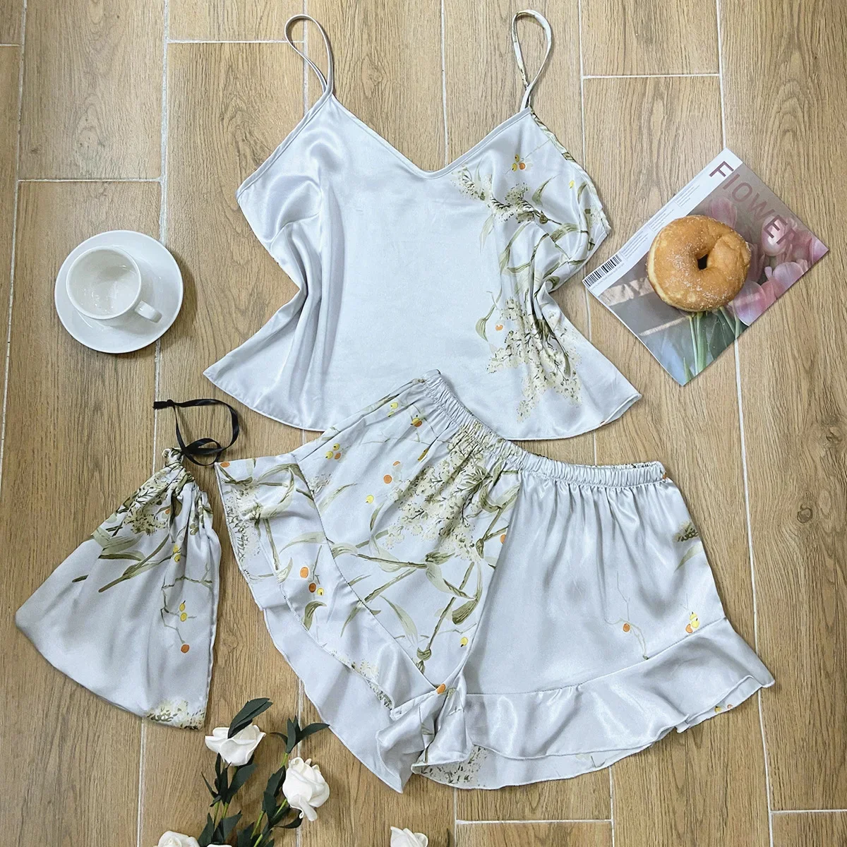 3 Pcs Summer Women Dress Silk  - Women Bags Louis Vuitton ulasan dan harga