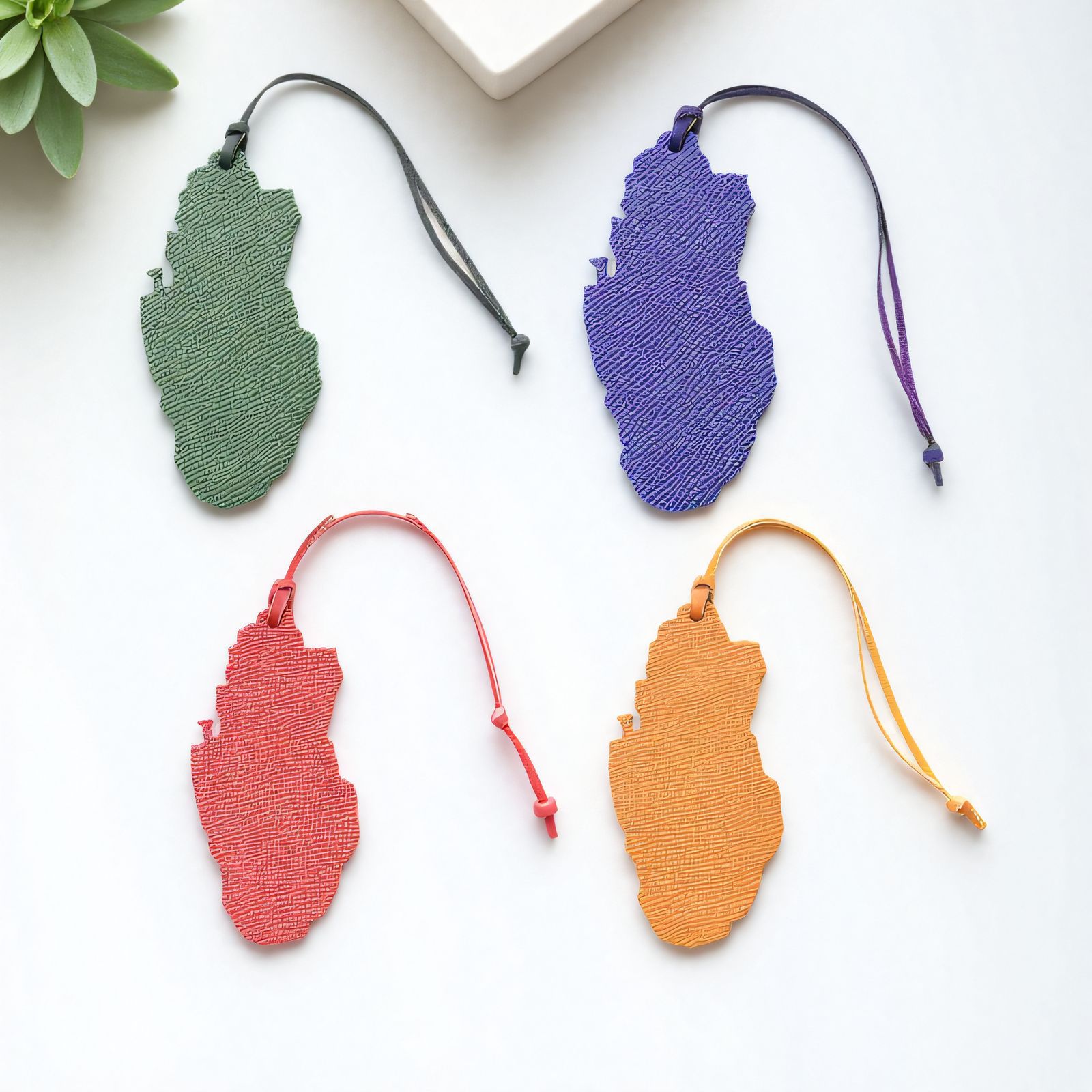 1pc Qatar Map Shaped PU Leathe - Women Bags In Qatar ulasan dan harga
