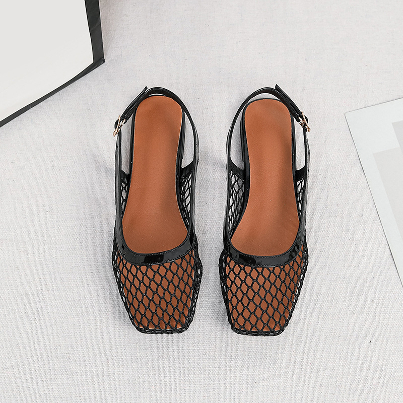 Mesh square head slippers bag  - Women'S Japanese Bags ulasan dan harga