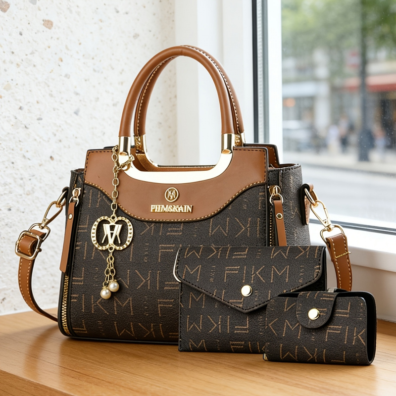 3-piece set of light luxury hi - Women Bags Luxury ulasan dan harga