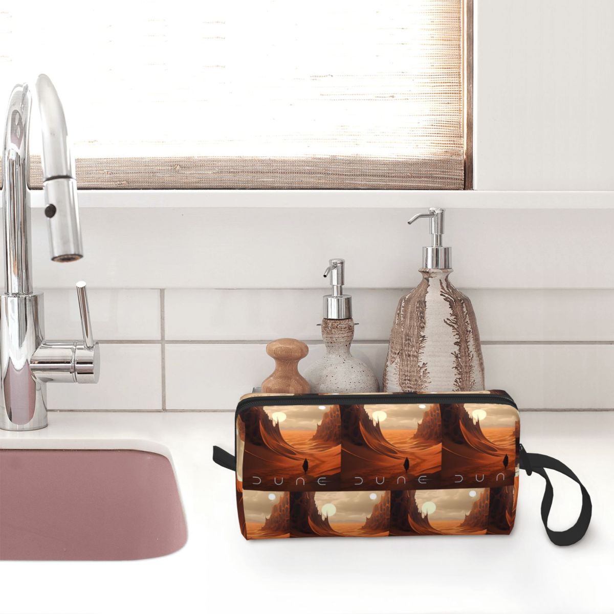 Dune 2020 Fan Art Makeup Bag C - Women Bags Dune ulasan dan harga
