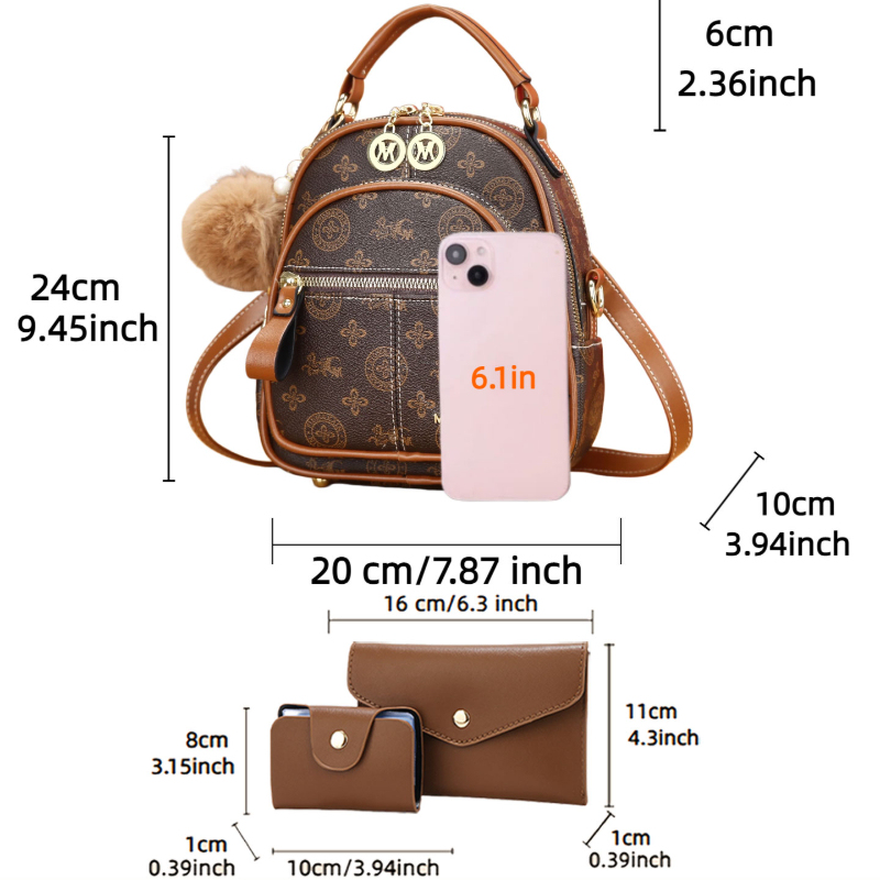 3-piece women's bag set, light - Women Bags Luxury ulasan dan harga