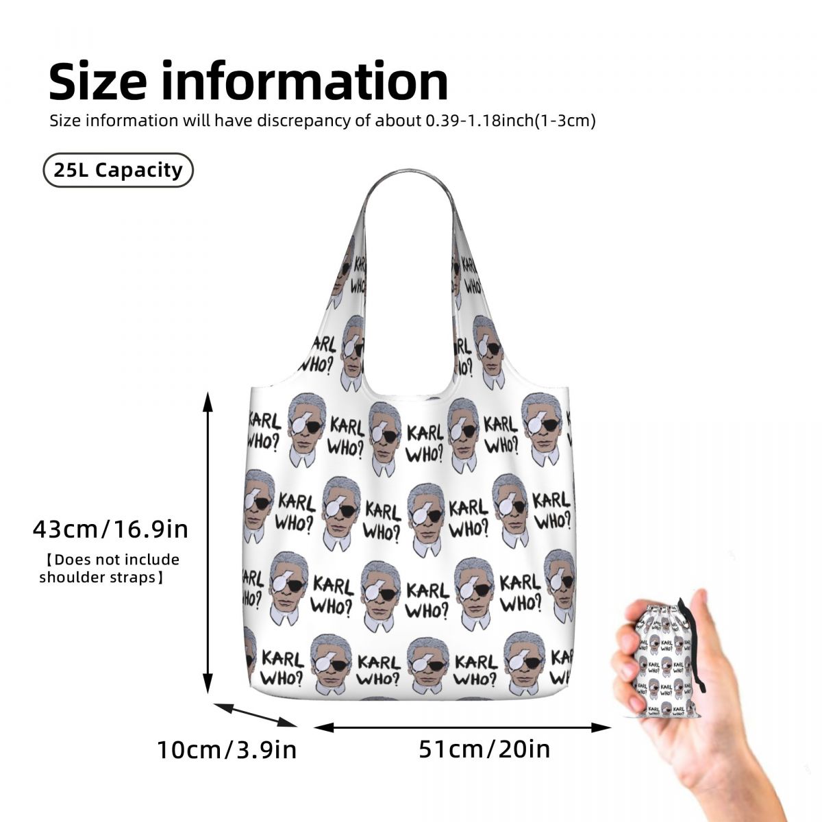 Karl Who Shopping Tote Bag Can - Women'S Karl Bags ulasan dan harga