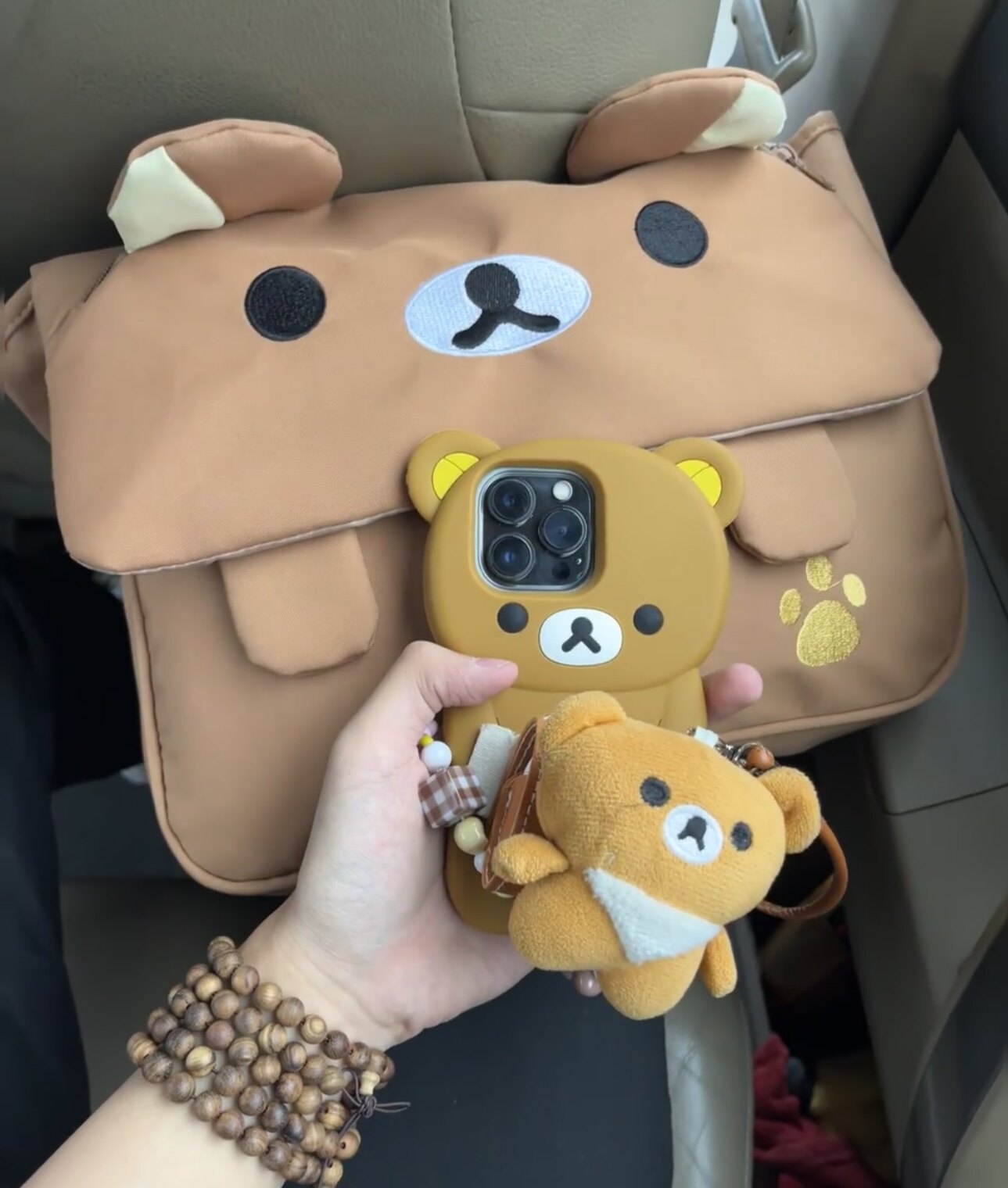 Cartoon Bear Backpack Japanese - Women'S Japanese Bags ulasan dan harga