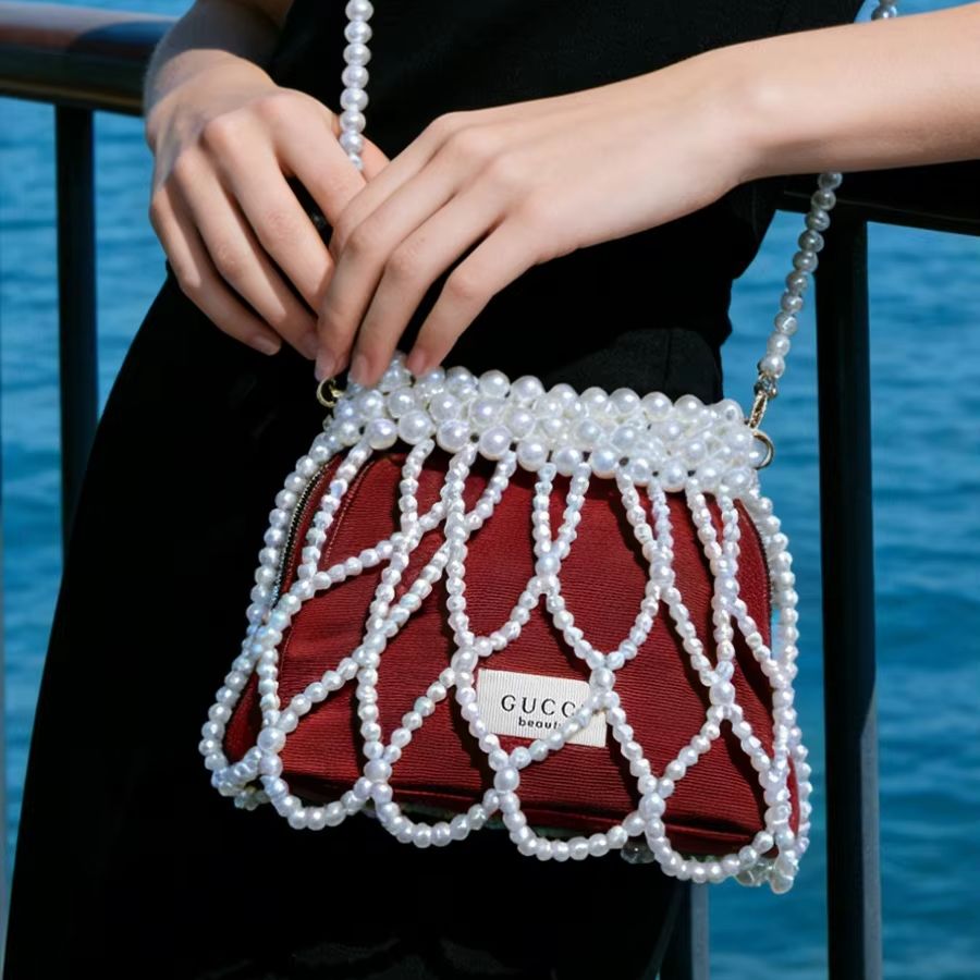 Gucci Gucci’s bag Red Mini Pea - Women Bags Gucci ulasan dan harga