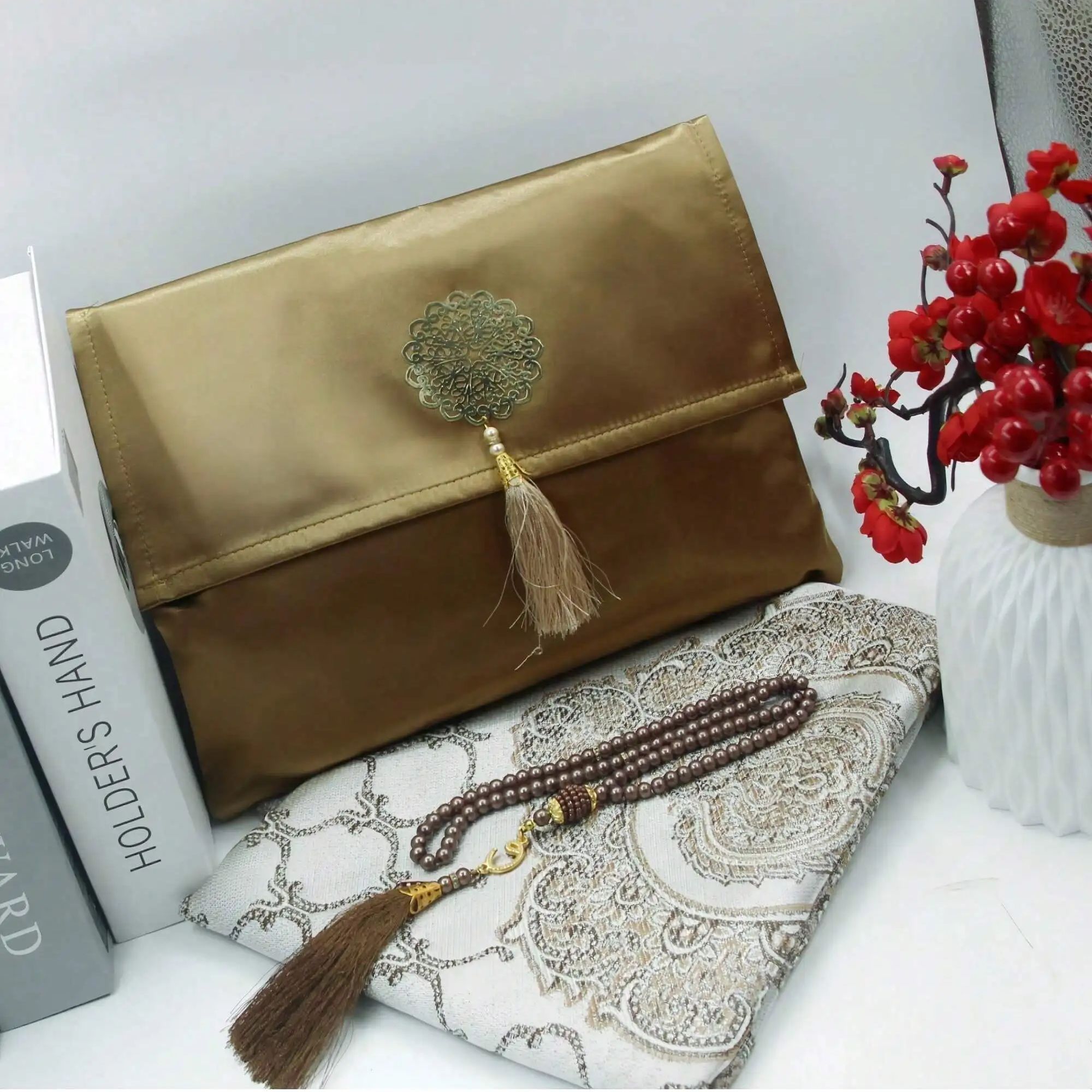 Muslim Prayer Rug with Beads P - Women Bags For Eid ulasan dan harga