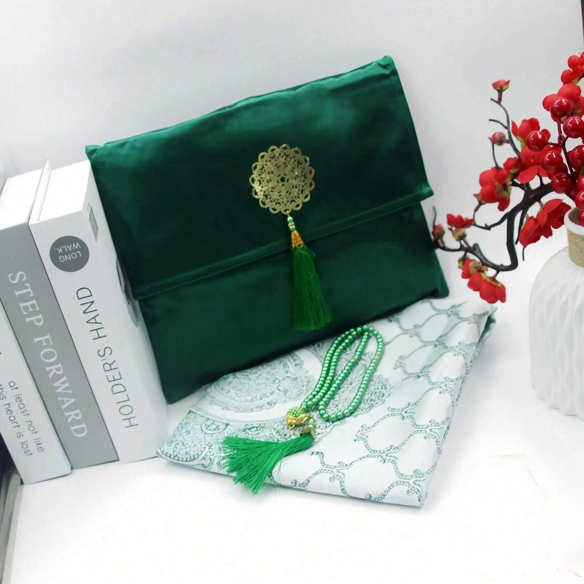 Muslim Prayer Rug with Beads P - Women Bags For Eid ulasan dan harga