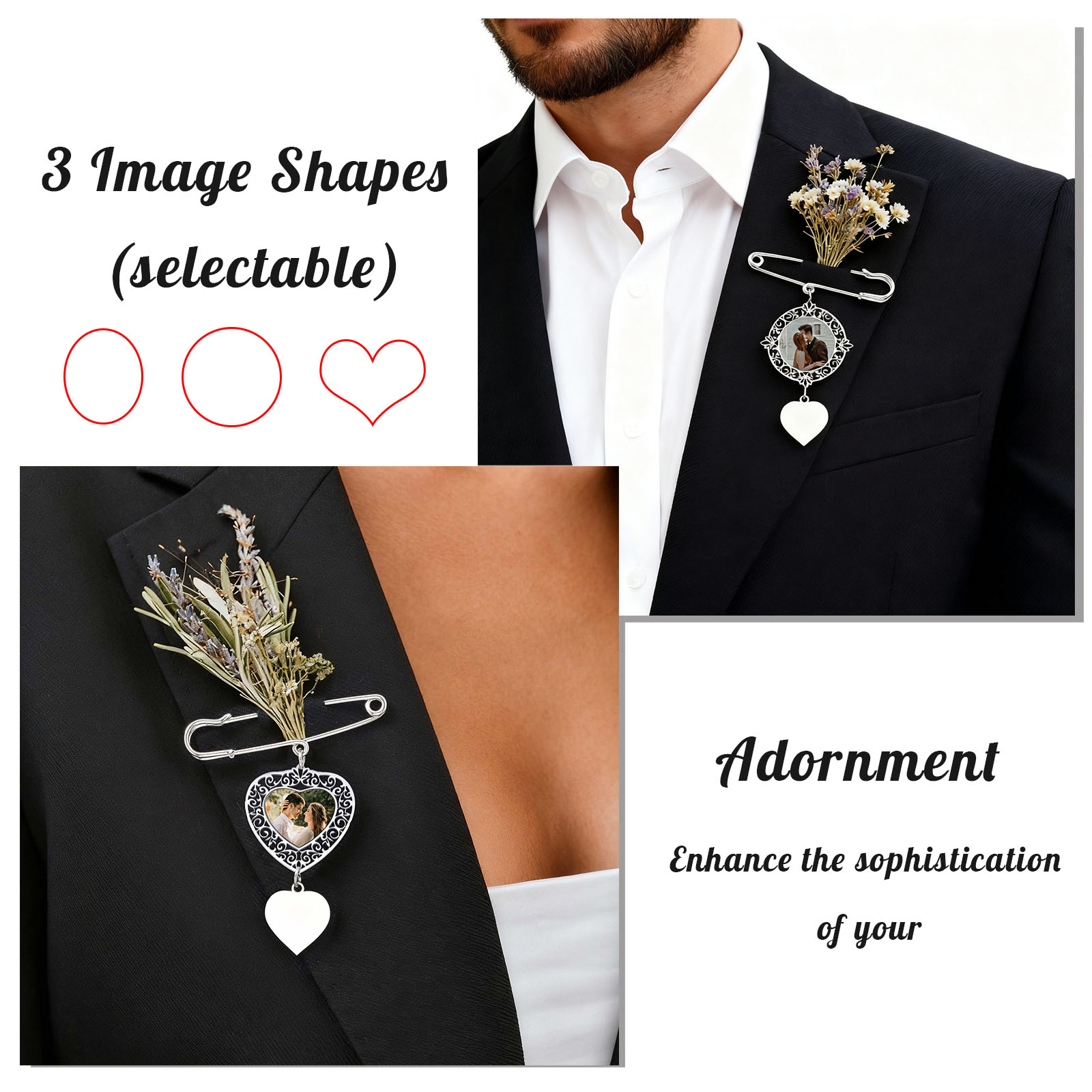 Custom Picture Badge Brooches  - Women Bags Pictures ulasan dan harga