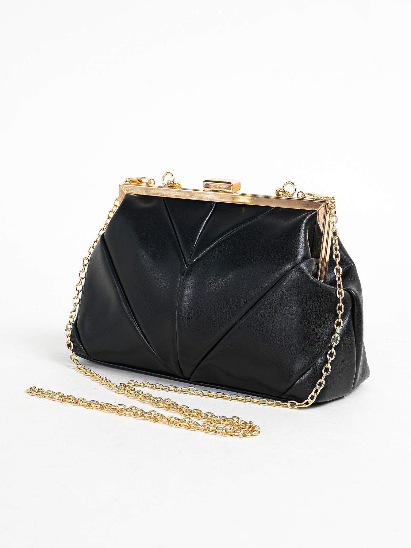 1 PC Matallic PU Leather Elega - Women Bags Rack ulasan dan harga