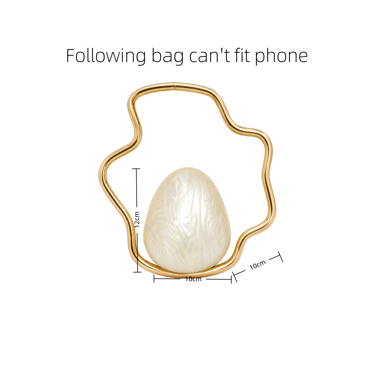 Women mini Acrylic Egg Bag Cut - Clutch Bag Evening ulasan dan harga