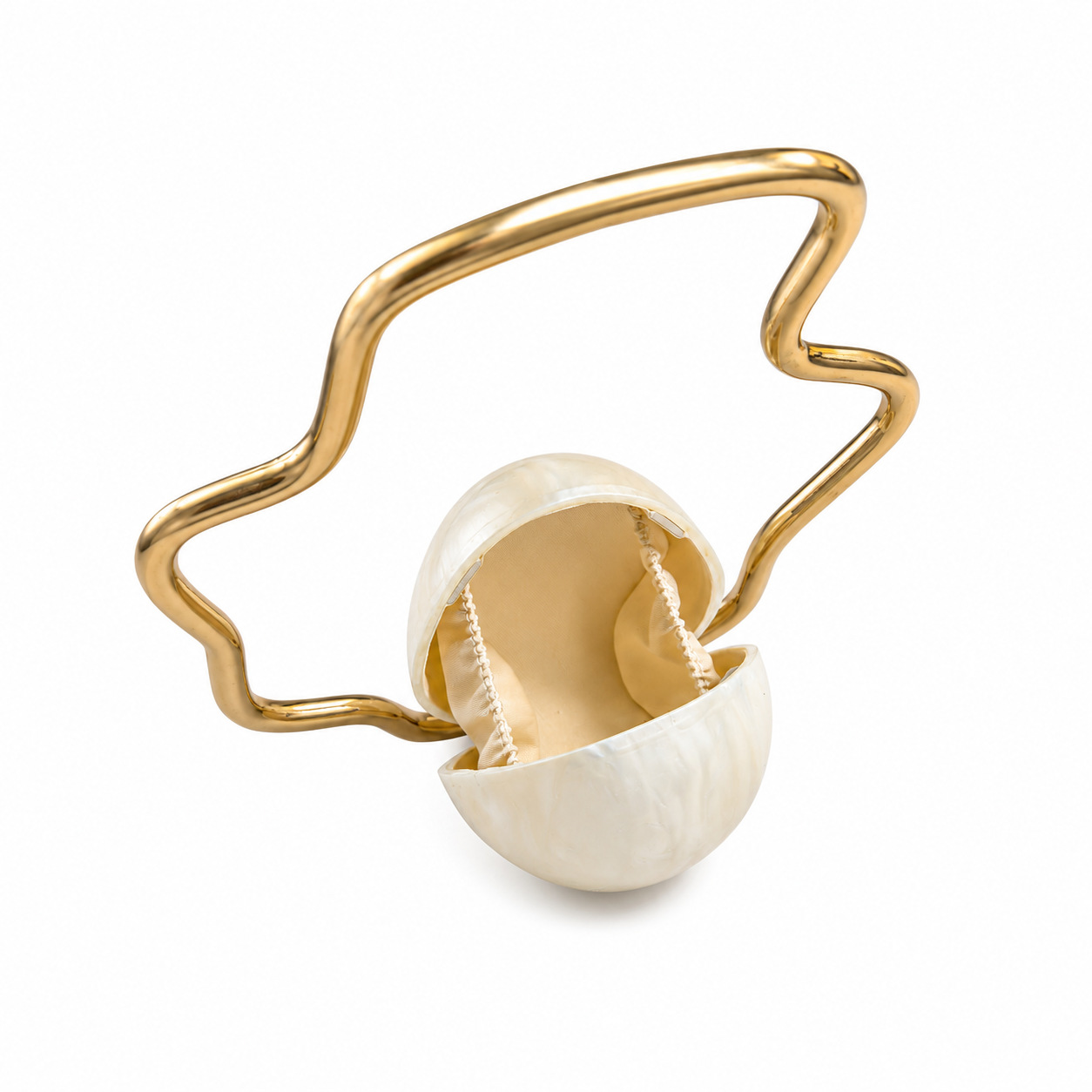 Women mini Acrylic Egg Bag Cut - Clutch Bag Evening ulasan dan harga