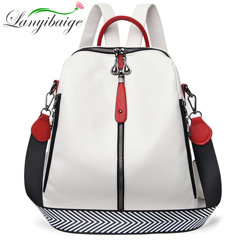 Fashion Backpack Women Soft Le - Women Bags Rack ulasan dan harga