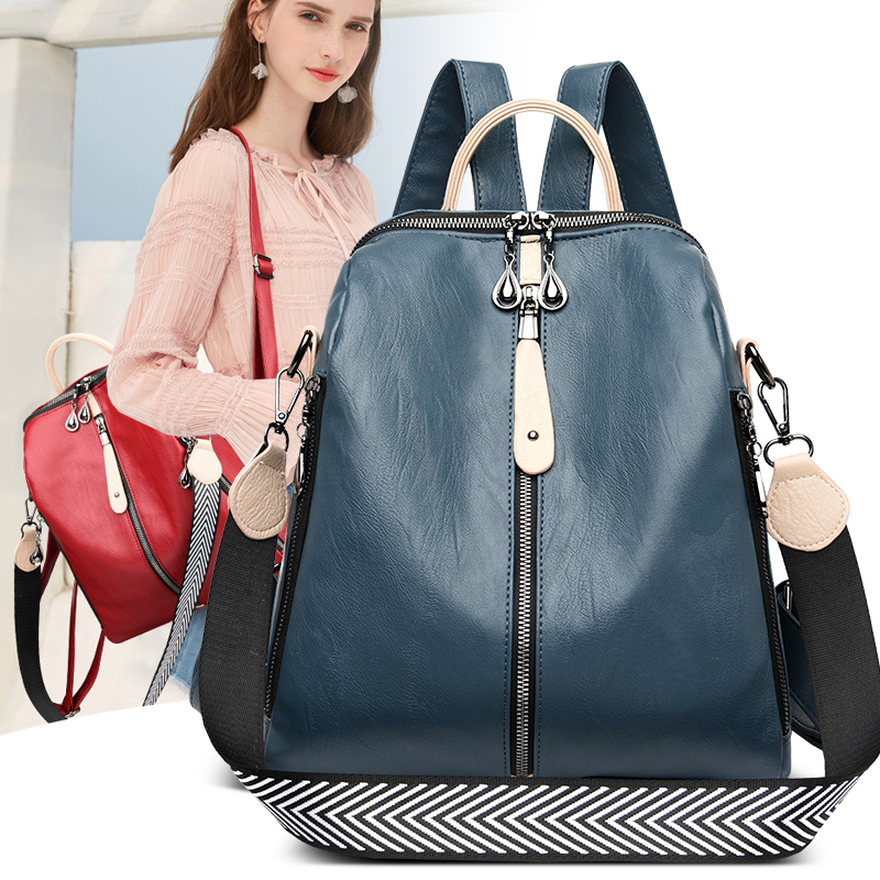 Fashion Backpack Women Soft Le - Women Bags Rack ulasan dan harga