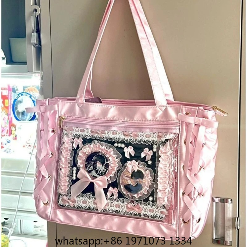 New  Sweet Lolita Pink Ita Bag - Women'S Japanese Bags ulasan dan harga