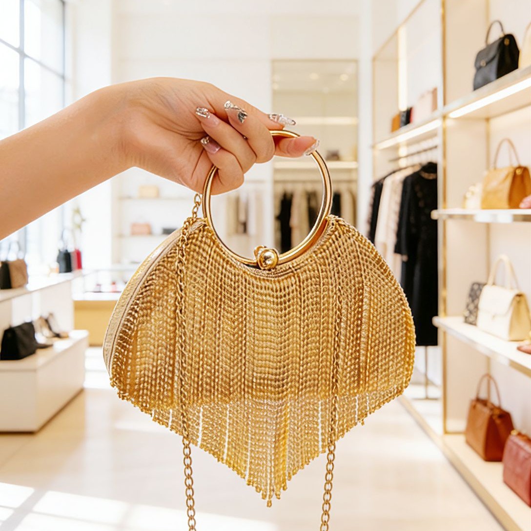 Luxury Glitter Women Clutch Ev - Clutch Bag Evening ulasan dan harga