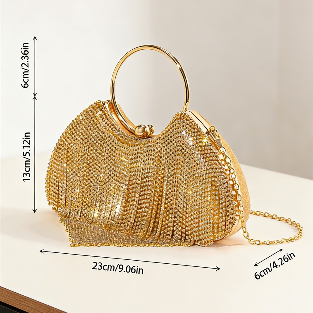 Luxury Glitter Women Clutch Ev - Clutch Bag Evening ulasan dan harga