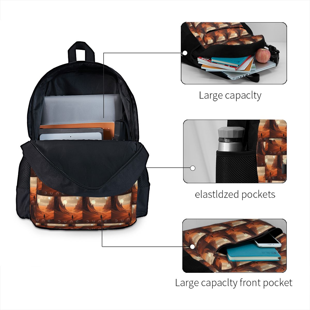 Dune 2020 Fan Art Backpack Boy - Women Bags Dune ulasan dan harga