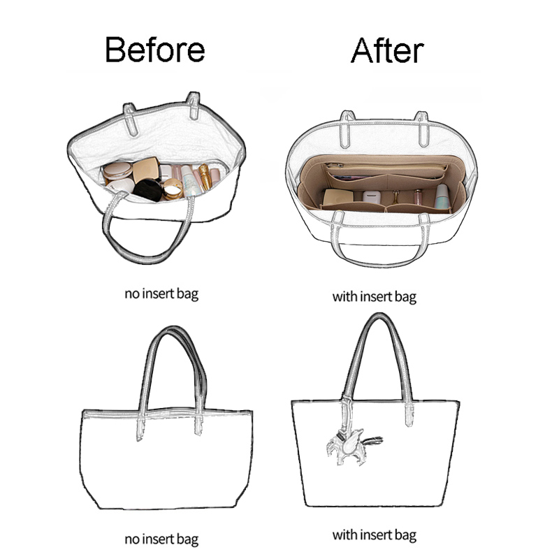 Felt Insert Bag Organizer For  - Women Bags Goyard ulasan dan harga