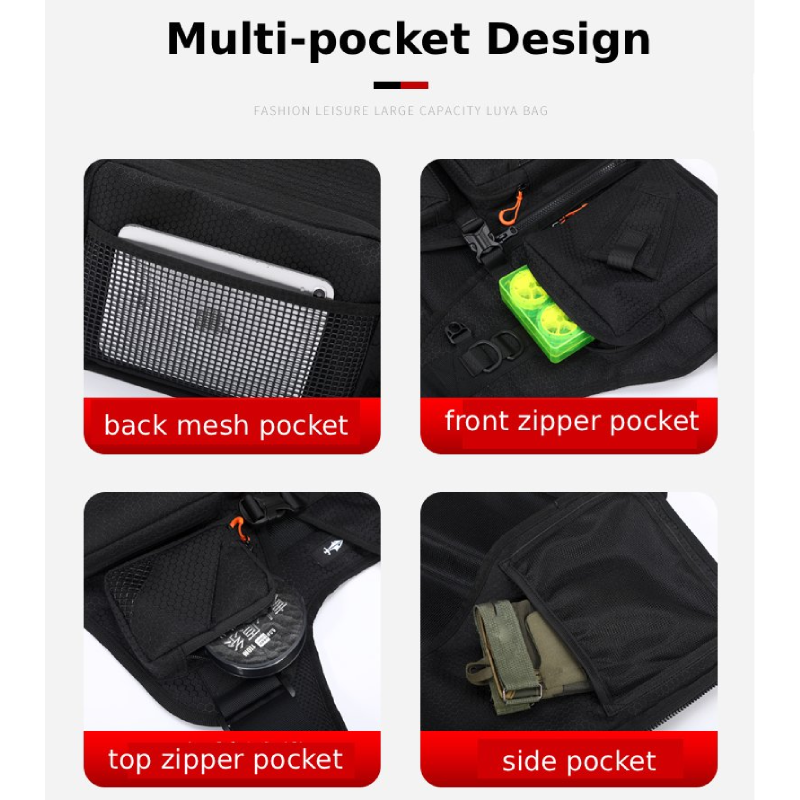 Tactical Camping Fishing Vest  - Women Bags Polene ulasan dan harga