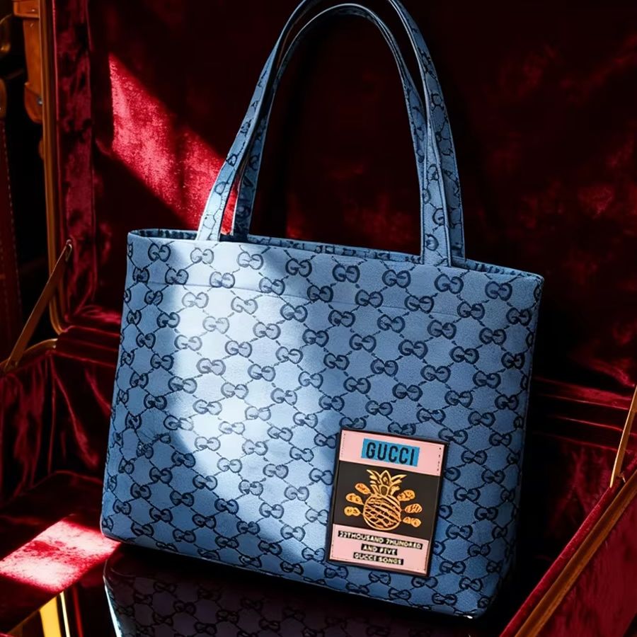 GUCCI bag Womens Canvas Tote B - Women Bags Gucci ulasan dan harga