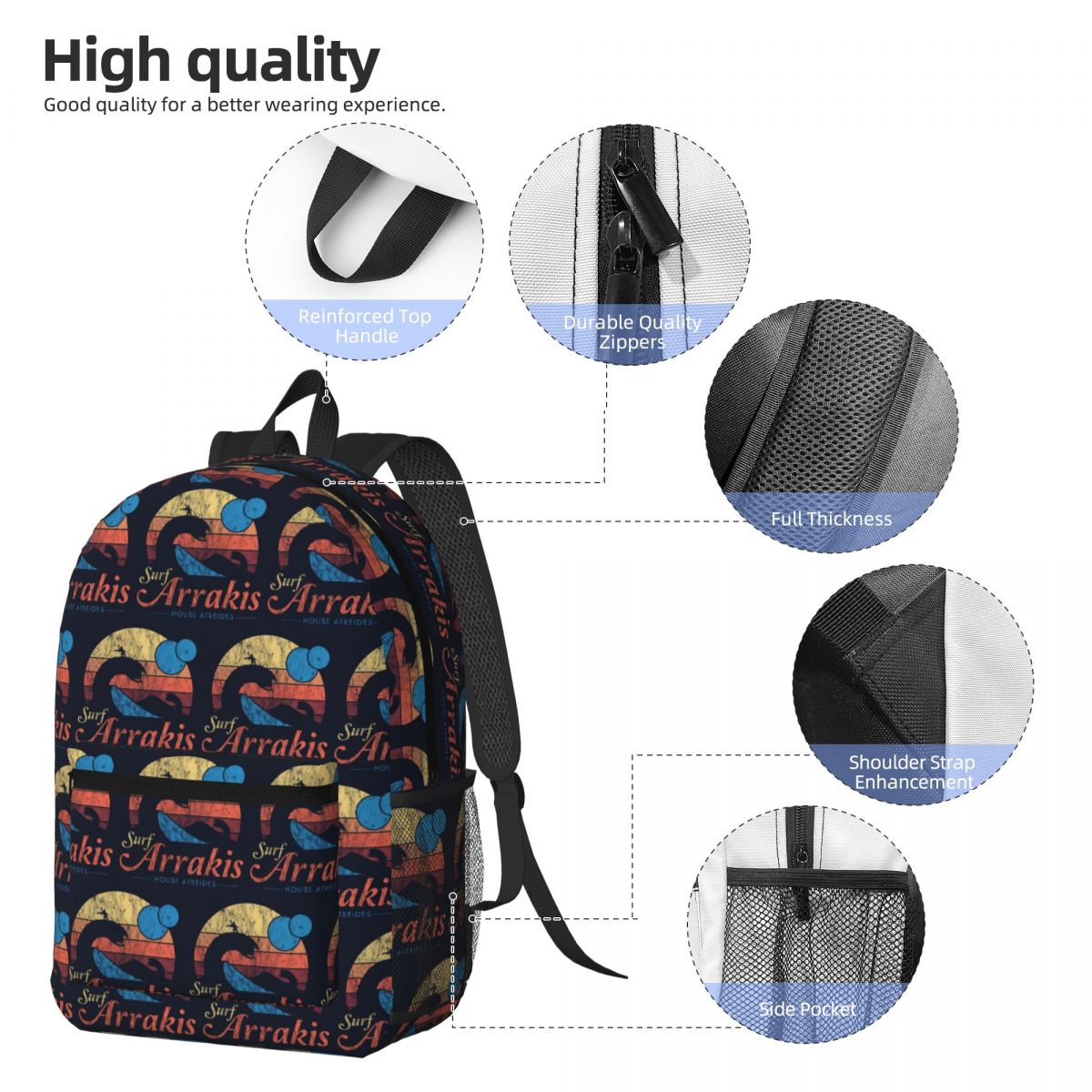Visit Arrakis Distressed Surf  - Women Bags Dune ulasan dan harga