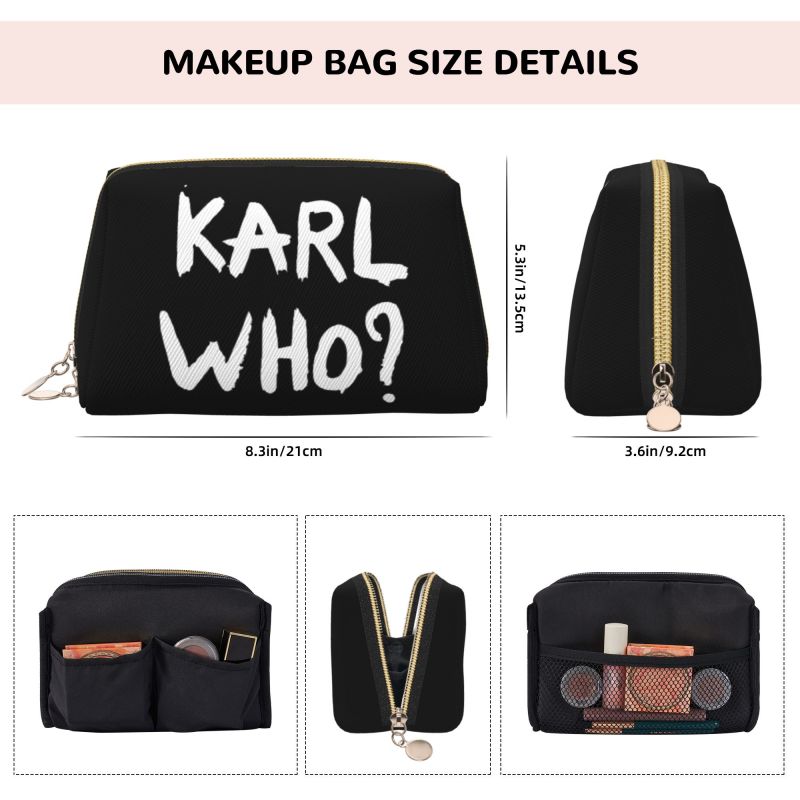 Karl Who Print Leather Makeup  - Women'S Karl Bags ulasan dan harga