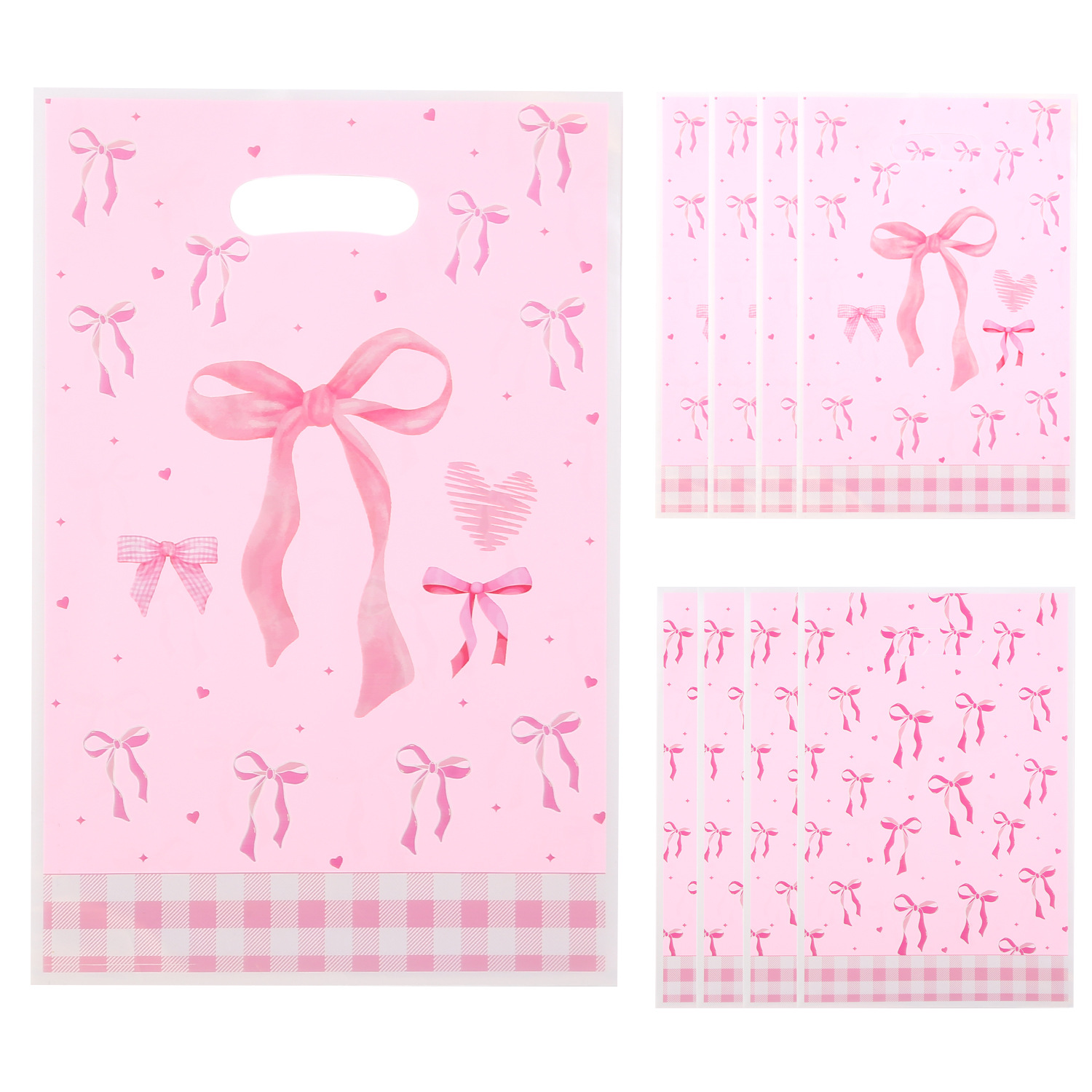 10/30/50Pcs Pink Theme Gift Ba - Women Bags For Eid ulasan dan harga