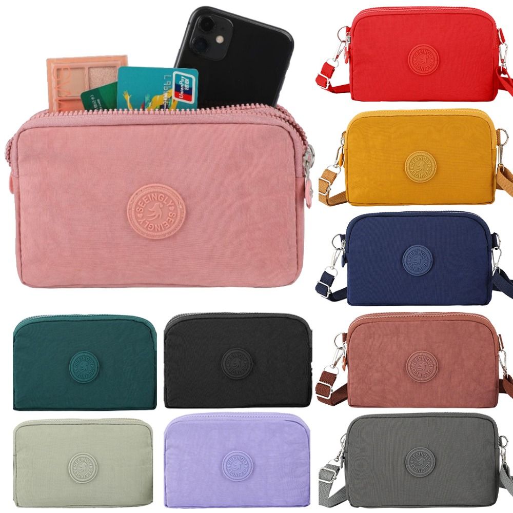 Simple Style Canvas Mobile Pho - Women Bags Rack ulasan dan harga