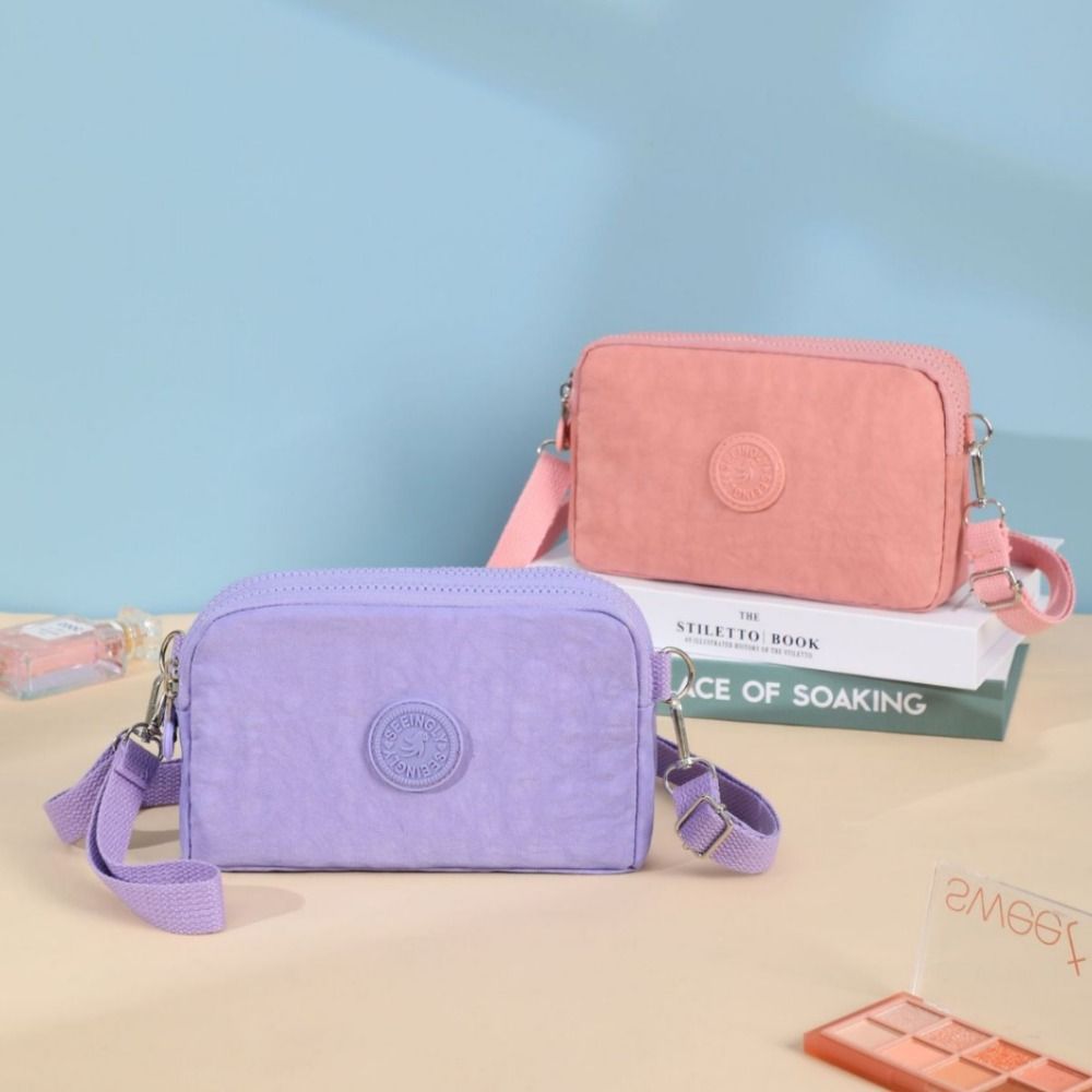 Simple Style Canvas Mobile Pho - Women Bags Rack ulasan dan harga
