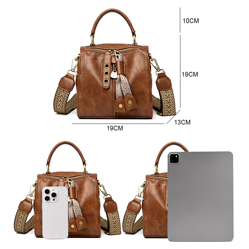 Cow Leather Women Messenger Ba - Women Bags Rack ulasan dan harga