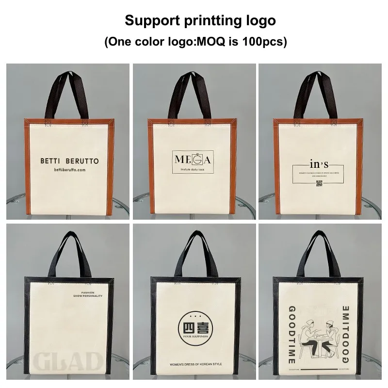 10pcs Non-woven Shopping Tote  - Women Bags For Eid ulasan dan harga