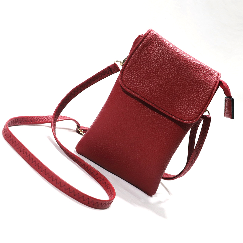 Women Leather Crossbody Phone  - Women Bags Rack ulasan dan harga