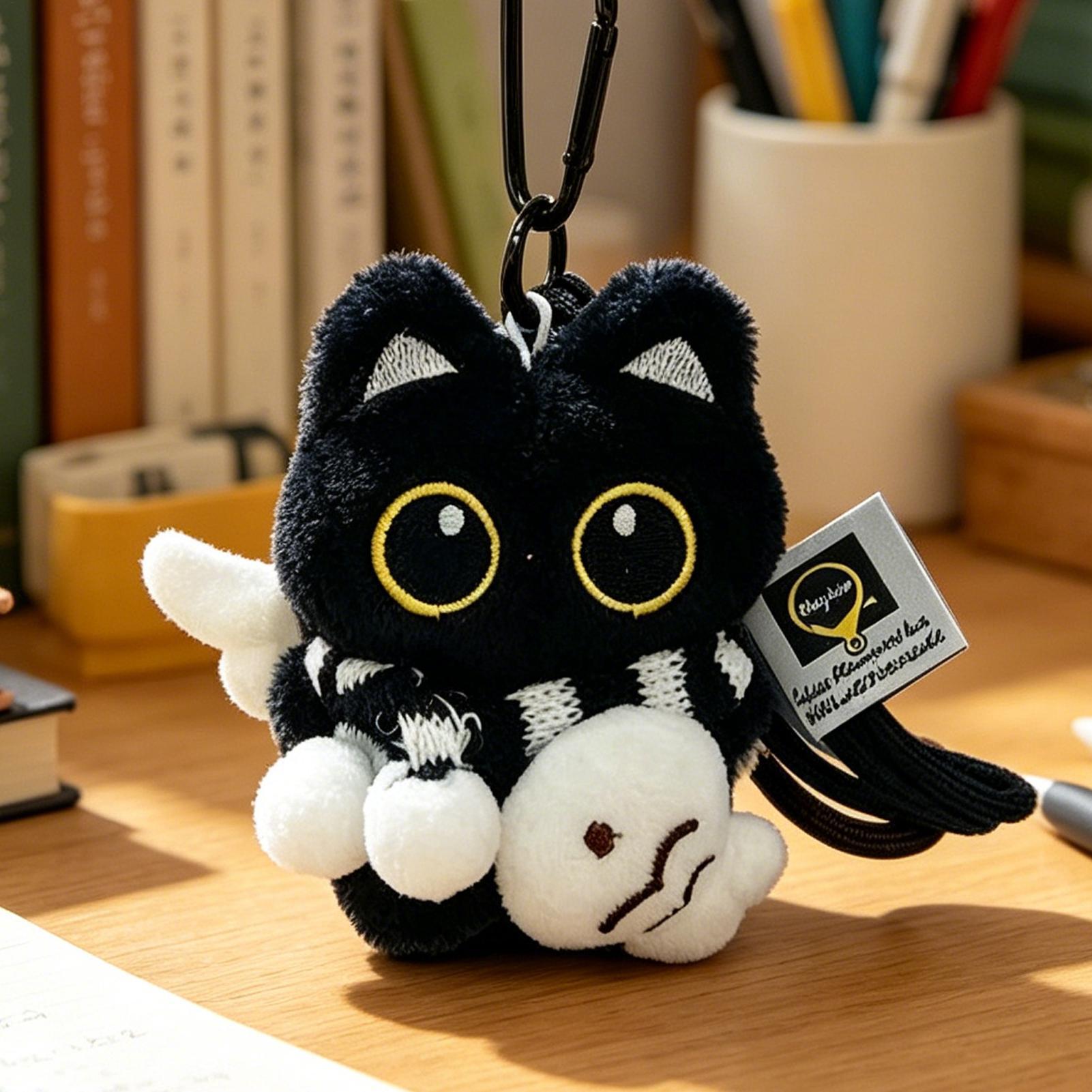 Black Cat Plush Shape Bag Char - Women Bags Louis Vuitton ulasan dan harga