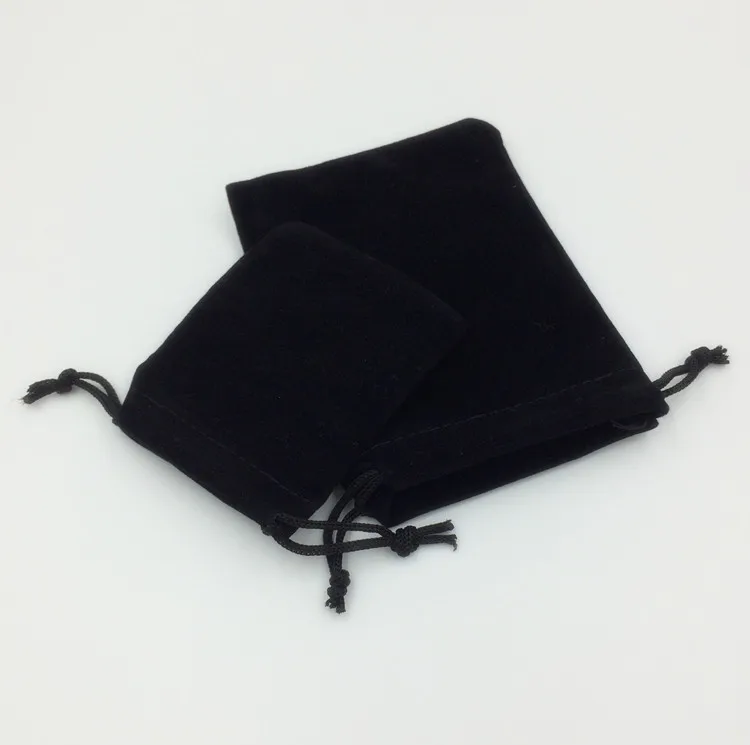 50pcs 10x12cm Black Velvet Fla - Women Bags For Eid ulasan dan harga