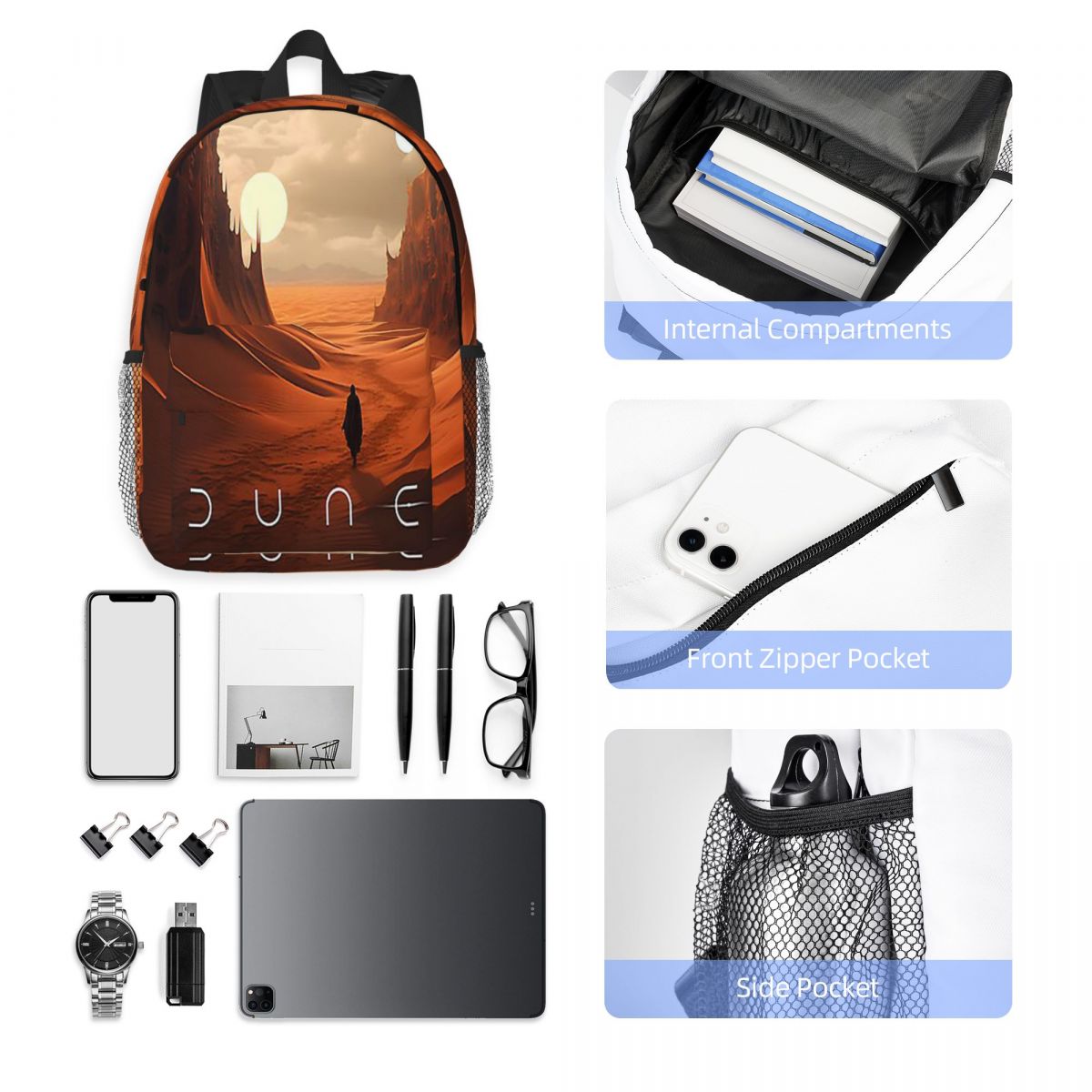 Dune 2020 Fan Art Backpack Hot - Women Bags Dune ulasan dan harga