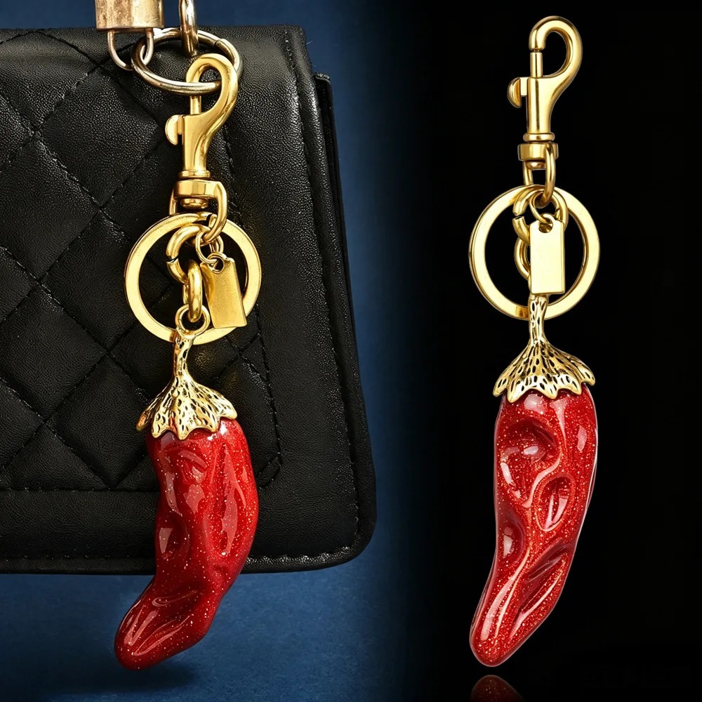 2/4/6 Pcs Resin Chili Pepper B - Women Bags For Eid ulasan dan harga