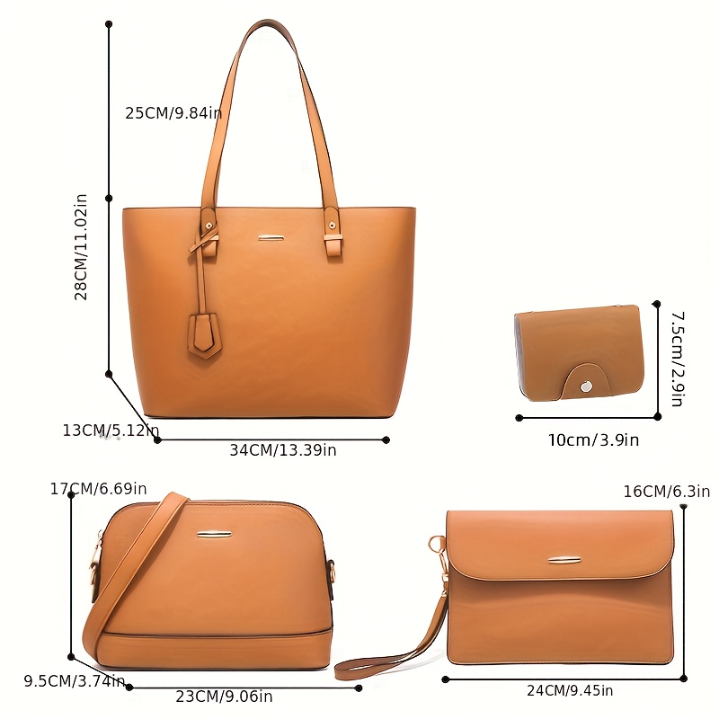 4pcs Fashion Women's Bag Sets  - Women Bags Daily Use ulasan dan harga