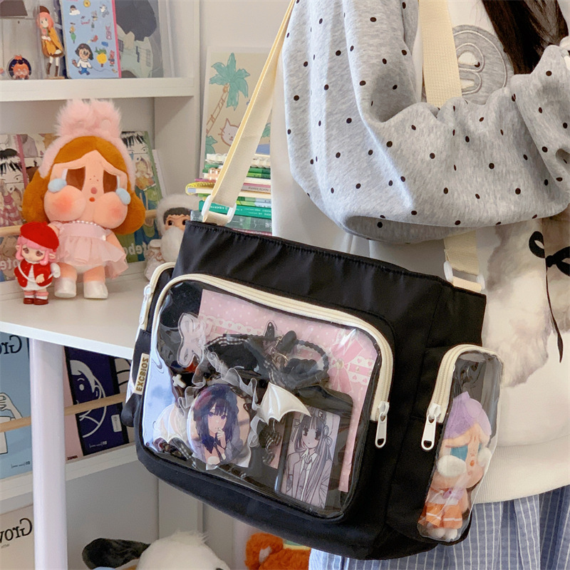 Trendy Transparent Crossbody B - Women Bags Rack ulasan dan harga